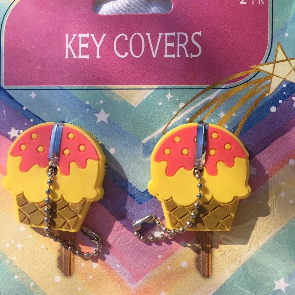 Socks  ICE CREAM & Key covers & key chain!! Fun !!